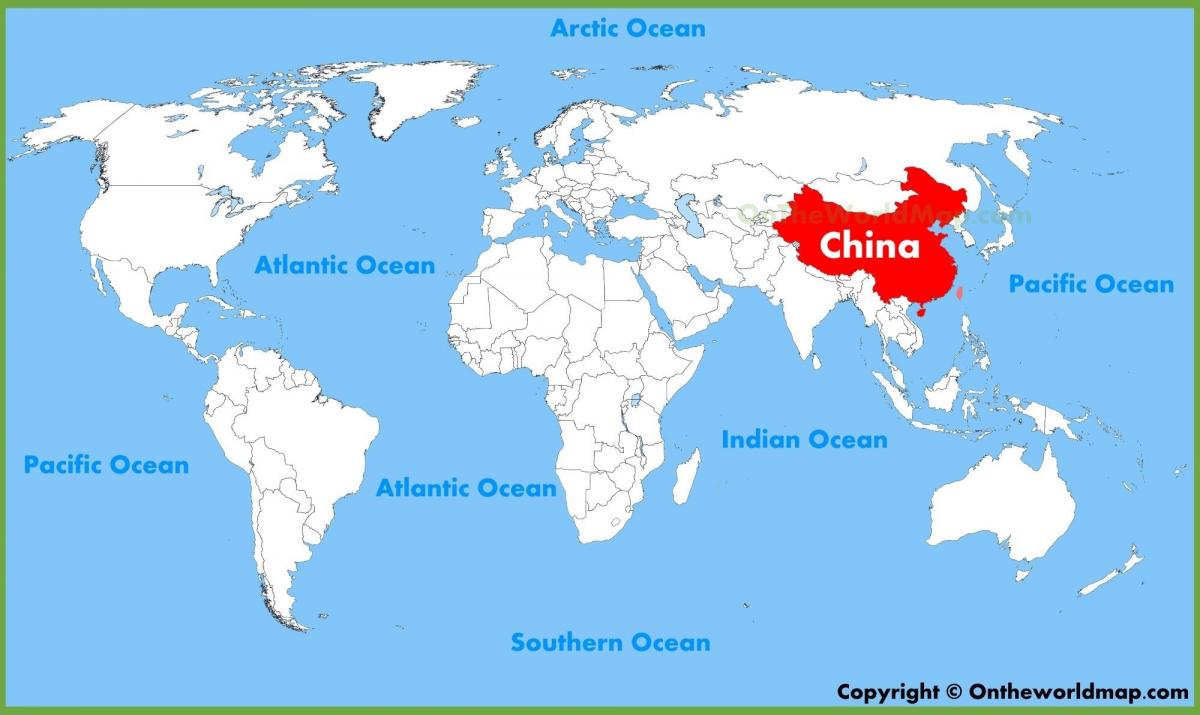 pasaules kartes, Ķīna