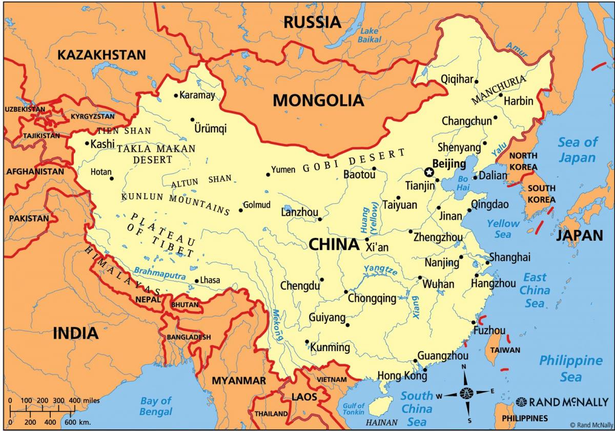 Ķīnas politiskā karte