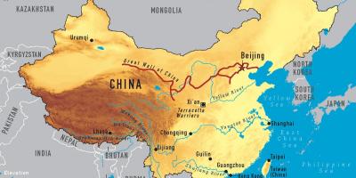 Karte Ķīna
