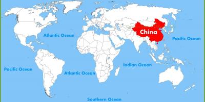 Ķīna pasaules kartē